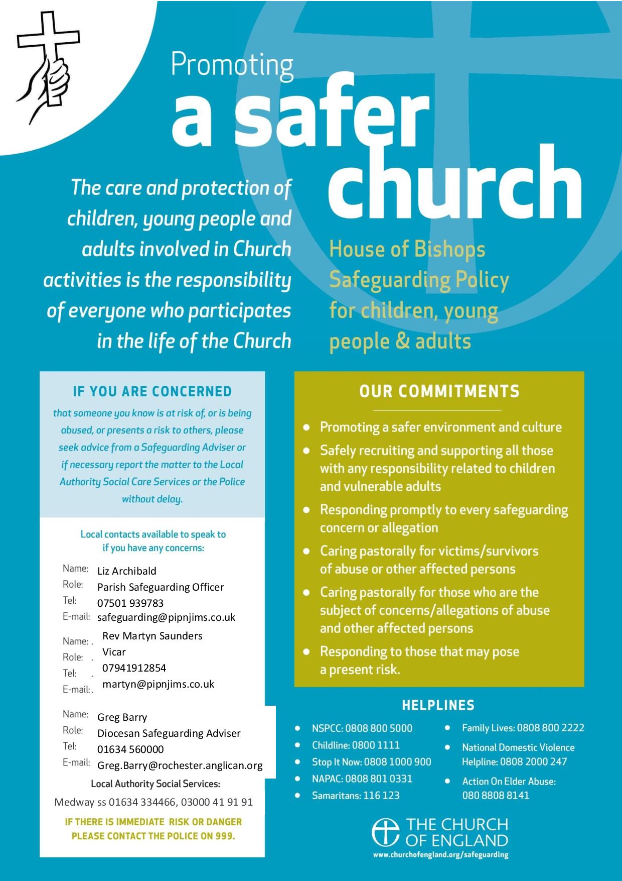 Promoting a safer church with